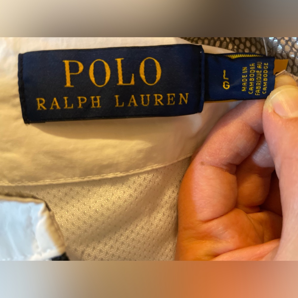 Polo Ralph Lauren Jacket (size/L) Men's Water-Repellent Racing Jacket/ NEW - Picture 9 of 16